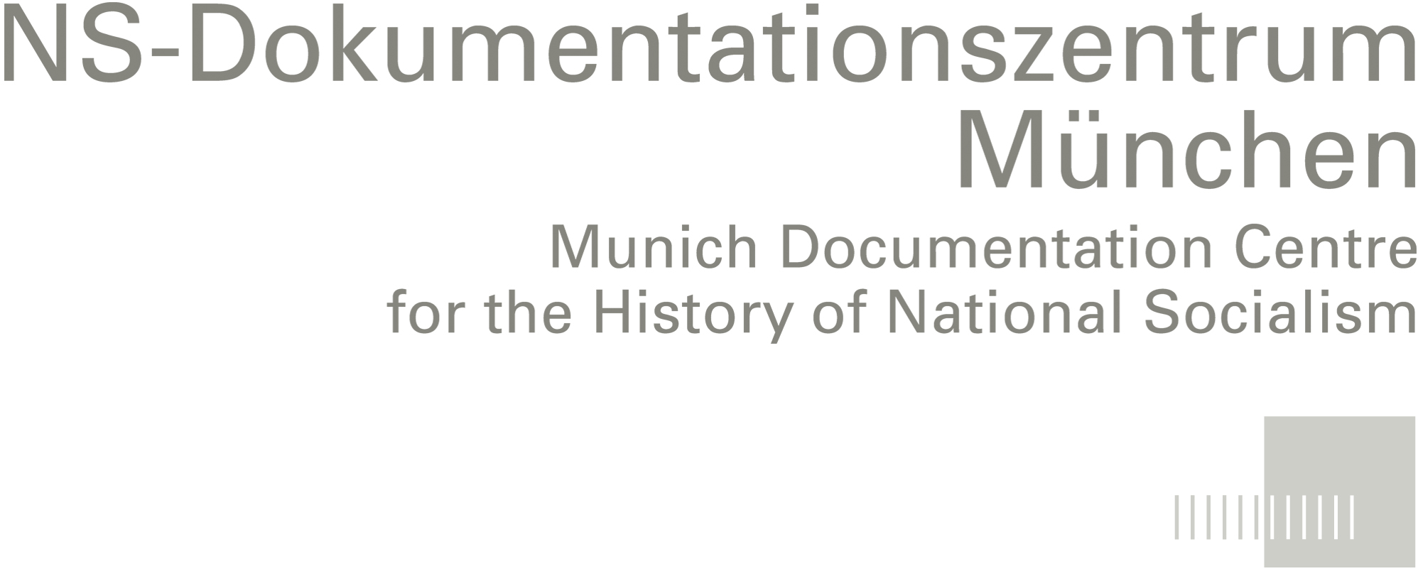 Logo Munich Documentation Centre for the History of National Socialism
